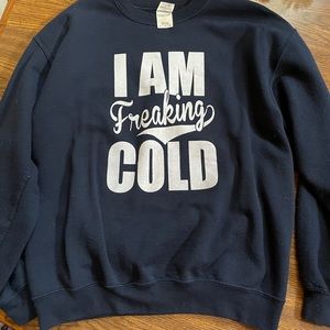 Crew neck sweatshirt size m